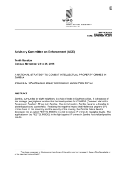 A National Strategy to Combat Intellectual Property Crimes in