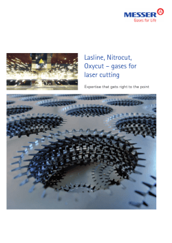 Laser cutting - Messer Group
