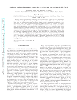 Ab initio studies of magnetic properties of cobalt and tetracobalt