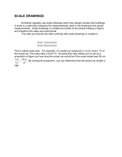 scale drawings - Brookville Local Schools