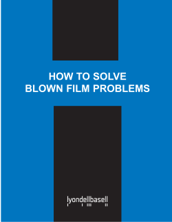 How to Solve Blown Film Problems