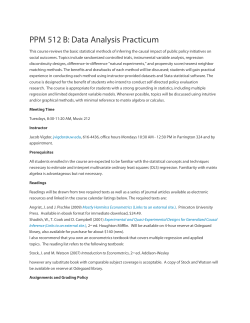 PPM 512 B: Data Analysis Practicum