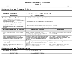 Grade Four - Kirkwood School District