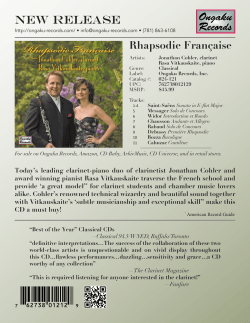 One Sheet - Ongaku Records, Inc.