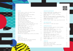 Kichi Kichi Night Menu