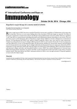 Immunology - OMICS International