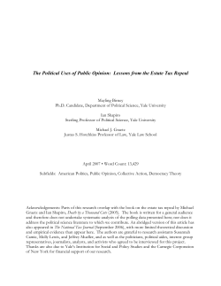 The Political Uses of Public Opinion: Lessons from the