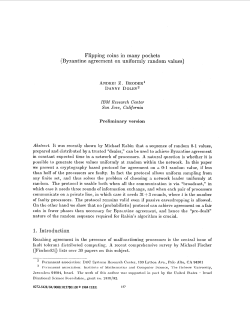 Flipping Coins In Many Pockets