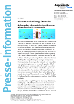 Micromotors for Energy Generation