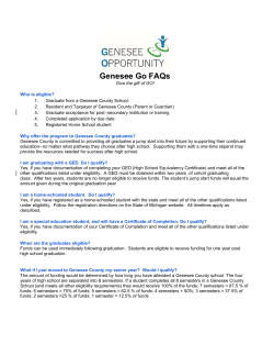 Genesee Go FAQs - Genesee Opportunity