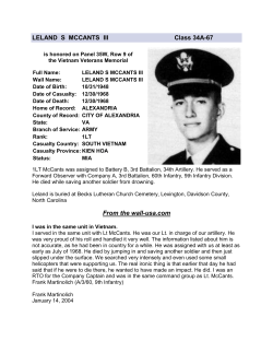 1LT Leland S McCants, III