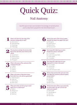 Quick Quiz - NAILS Magazine