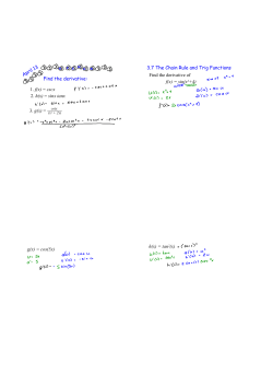 April 13 Find the derivative: 1. f(x) = cscx 2. h(x) = sinx tanx 3. g(x