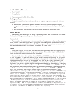 DAdditional Information, Quantitative and Qualitative Disclosures