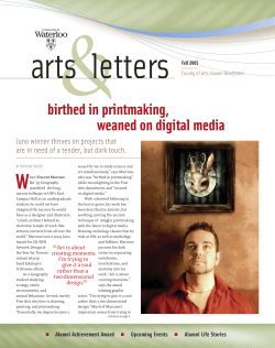 birthed in printmaking, weaned on digital media