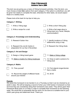 Class 3 Homework - Hoylandswaine Primary School