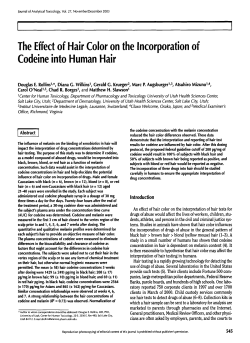 The Effect of Hair Color on the Incorporation of