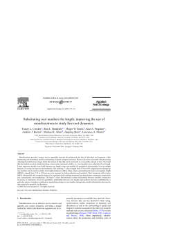 Substituting root numbers for length: improving the use of