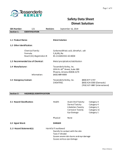 Dimet solution SDS