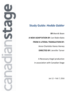 Study Guide: Hedda Gabler