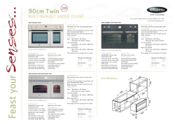 90cm built in ovens.cdr