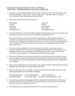 Questions for writing and discussion