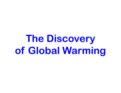 The Discovery of Global Warming