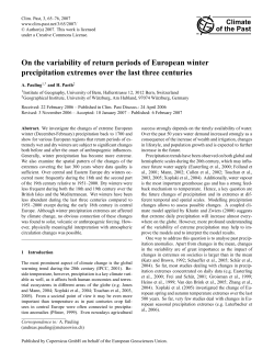 On the variability of return periods of European winter precipitation