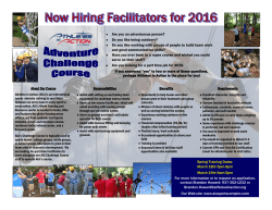 Are you an adventurous person? Do you like being outdoors? Do