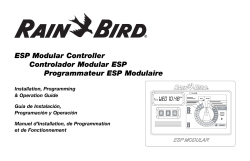 Rain Bird ESP-Modular User Manual