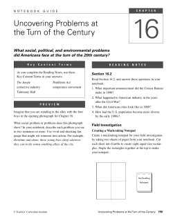 Lesson Guide - Marion City Schools