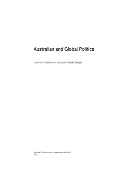 Australian and Global Politics