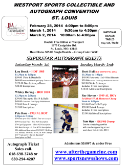 Autograph Ticket Sales call - mab