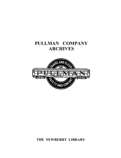 pullman company archives