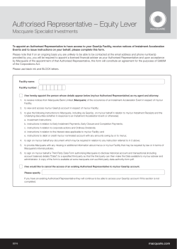 47966 MAC MSI AUTHORISED REPRESENTATIVE EQL FORM