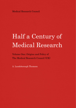 Half a century of MRC Chapters 1-6