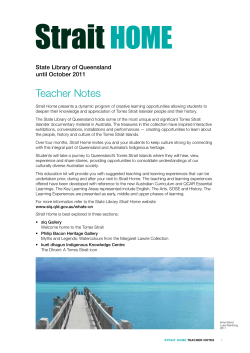 Teacher Notes - State Library of Queensland