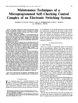 Complex of an Electronic Switching System