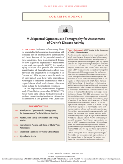 Multispectral Optoacoustic Tomography for Assessment of Crohn`s