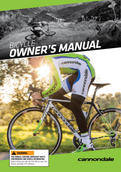 owner`s manual