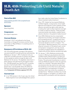 HR 410: Protecting Life Until Natural Death Act