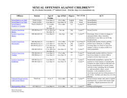 sexual offenses against children