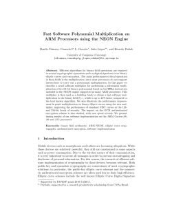 Fast Software Polynomial Multiplication on ARM