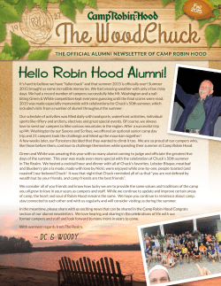 Nov 2015 - Camp Robin Hood