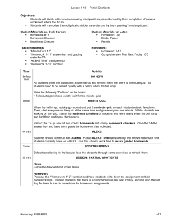 Lesson 1-12 - Partial Quotients