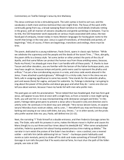 Preliminary Commentary on Folengo`s Janus