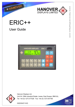 ERIC++ User Manual