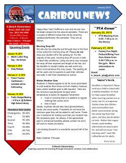 Caribou News - K-Beach Elementary School