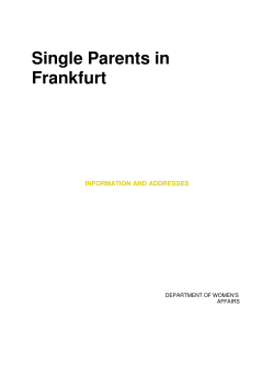 Single Parents in Frankfurt
