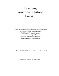 Teaching American History For All